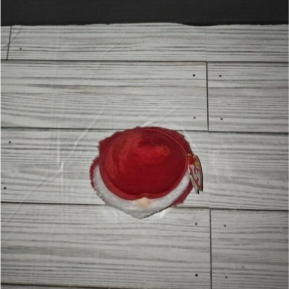 TY Puffies (Beanie Balls) Plush - GNORBIE The Christmas Gnome (4 inch) NEW 2022 - Picture 2 of 8